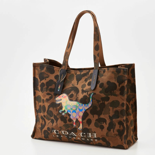 COACH / コーチ トートバッグ42 ウィズ レインボー シグネチャー レキシー